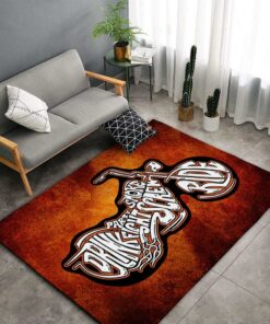 Motorcycle Chopper Area Rug