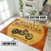 Personalized Motorcycle Repair And Restoration Rug