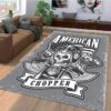 Classic American Chopper Motorcycle Rug