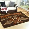 Personalized Garage Live To Ride Ride To Live Motocycle Rug