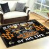 Old Biker Lives Here With A Ride Of His Life Motorcycle Rug