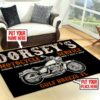 Personalized Motorcycle Service Rug
