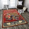 Personalized Motorcycle Garage Rug