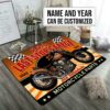 Personalized Last Stop Garage Motorcycle Rug