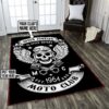 Personalized Skull Motor Club Rug