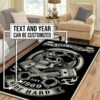 Personalized Biker Motorcycle Rug