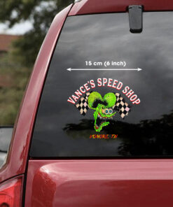 Personalized Rat Fink Door Art Lettering Set 02 Vinyl Stickers