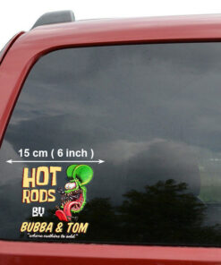 Personalized Hot Rod Rat Fink by Garage Stickers
