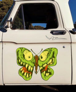 Rat Rod Pinstripe Vinyl Stickers For Car Door