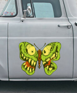 Rat Rod Pinstripe Vinyl Stickers For Car Door