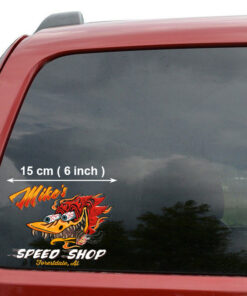 Scary Mr Horsepower Woodpecker Vinyl Decal