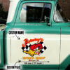 Kustom Kultrure Hot Rod Duck Old School Vinyl Stickers