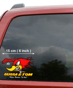 Hot Rod By Mr Horsepower Vinyl Wrapped Sticker