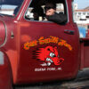 Clay Smith Hams Buena Pork Hot Rod Vinyl Wrapped Stickers