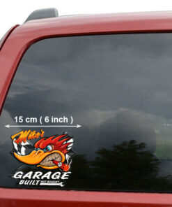Personalized Kustom Kultrure Mr Horsepower Decal 2 Pcs For Car Door
