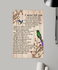 I Never Left You Hummingbird Poster Canvas Prints