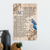 I Never Left You - Blue Jay Poster Canvas Print