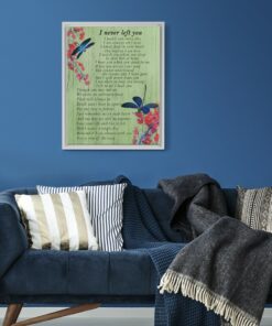 I Never Left You Flower Dragonfly Gallery Wrapped Canvas Prints