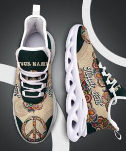 Soul Peace Love Hippie Custom Name Clunky Sneakers