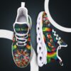 Peace Love Hippie Clunky Sneakers Custom Name