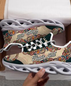 Hippie Soul Peace Love Custom Name Clunky Sneakers