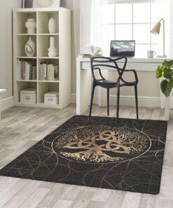 Celtic Tree of Life Rug Carpet Norse Living Room Bathroom Bedroom Decor