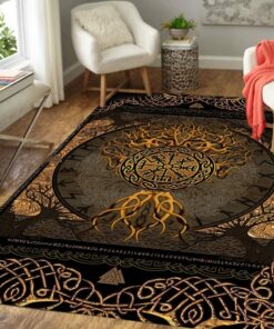 Tree of Life Viking Area Rug Home Décor