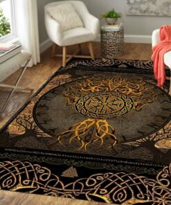 Tree of Life Viking Area Rug Home Décor