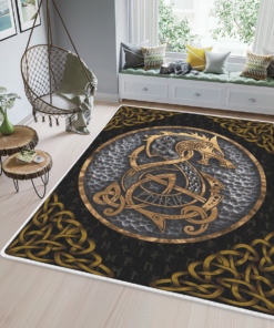 Fenrir Norse mythology Viking Area Floor Mats