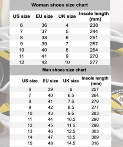 Shoes Size Chart