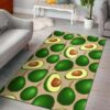 Green Avocado Pattern Area Rug