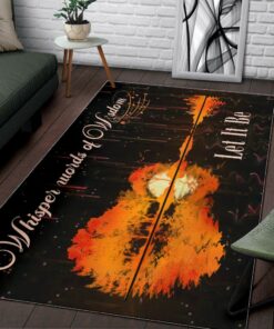 Acoustic Guitar Art Whisper Words Of Wisdom Let It Be Area Rug