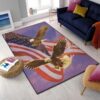 4th Of July Eagle Flag Rug