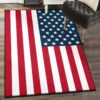 4th Of July American Flag Home Living Room Carpet Rug