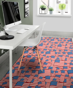 4th Of July United States of America Flag Pattern Area Rug