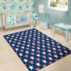 USA Star Pattern 4th Of July Independence Day Rug