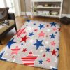 4th Of July American Independence Colorful Rug