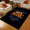 Where Words Fail Music Speak Mysterious Black Rug