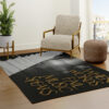 Piano Themed Where Words Fail Music Speaks Rug