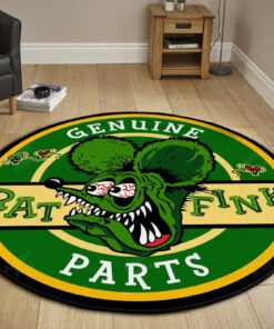 Genuine Fat Fink Parts Hot Rod Round Rug