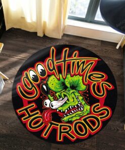Good Times Hot Rod Round Mat