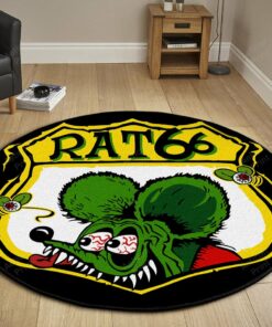 Rat 66 Hot Rod Round Mat