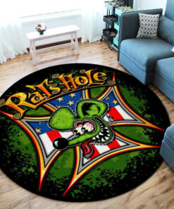 Personalized Rat's Hole Round Rug