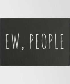 Black And White Ew People Anti Social Social Club Rug