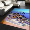 Beach City Paint Anti Social Social Club Living Room Rug