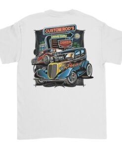 Custom Hot Rod Drive Thru Diner T Shirt
