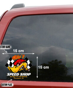 Personalized Mr. Horsepower Vinyl Decals For Car Door And Window