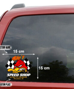 Mr Horsepower Hot Rod Not Built For Your Approval Sticker Large Size Set 2 Pcs