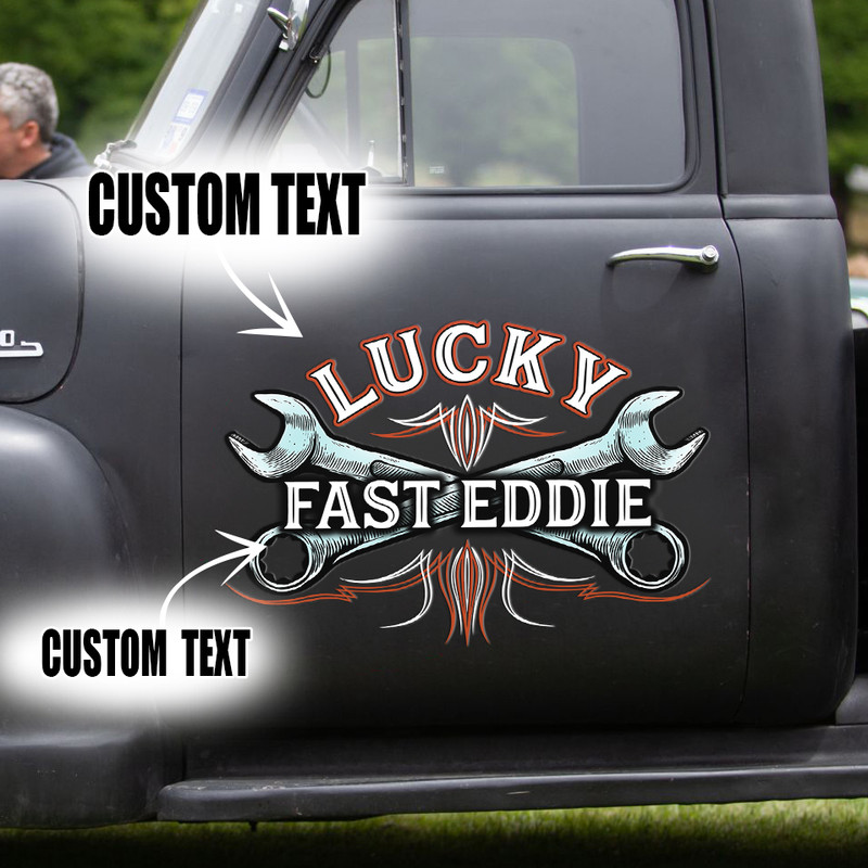 Autotattoo Pinstripe Decal Sticker Sheet - Perfect For Hot Rods, Rat Rods, Caravans, Camper Trailers & More!