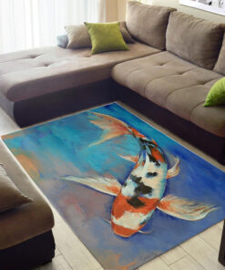 Sanke Butterfly Koi Fish Rug